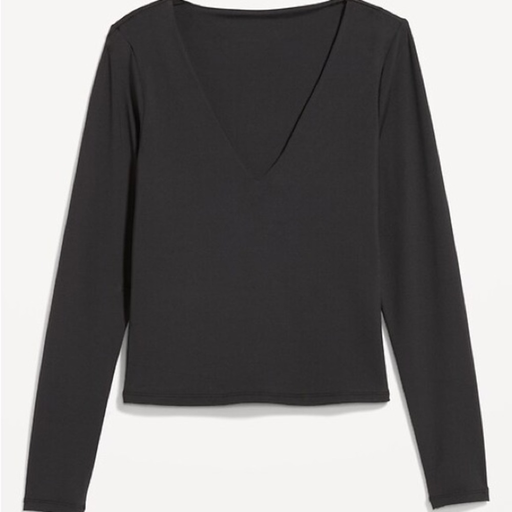 Old Navy Modern Deep V Double Layer Shirt